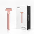 Red Light Therapy for Face | 4‑in‑1 Skincare Tool with EMS Microcurrent & Vibration | Rechargeable Face Massager Machine for Facial & Eye Care