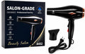 ZOEYOL A432 Salon-Grade Professional Hair Dryer, Black | Powerful DC Motor, 2 Speeds & Heat Settings, Independent Cool Shot, Overheat Protection, Easy Clean Filter