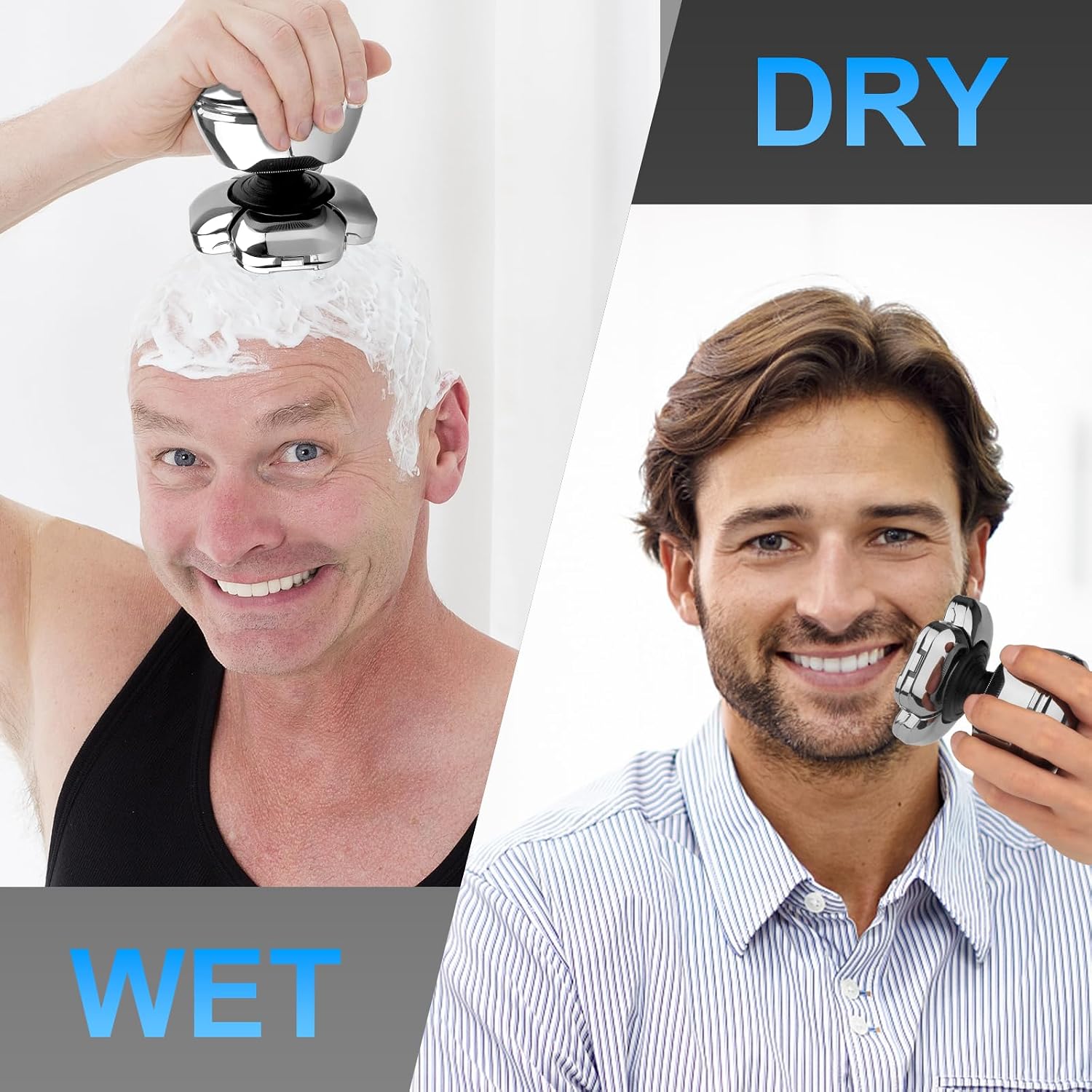9D Head Shaver for Bald Men