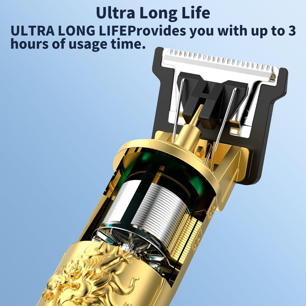 gunkill Hair Clippers-Beard Trimmer for Men-Hair Clippers for Men | Cordless At-Home Haircuts For Men and Children With Easy Match Combs