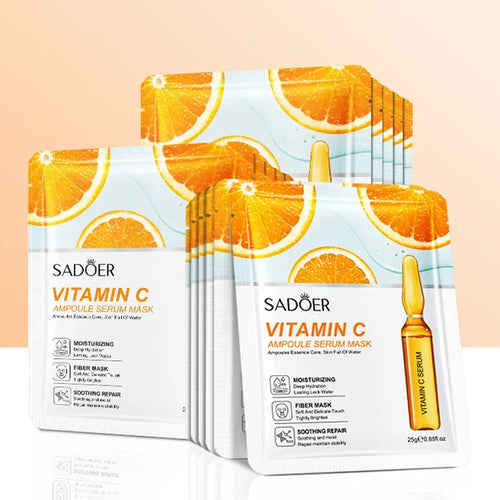 15-Piece 24K Gold Hyaluronic Acid Face Mask Set