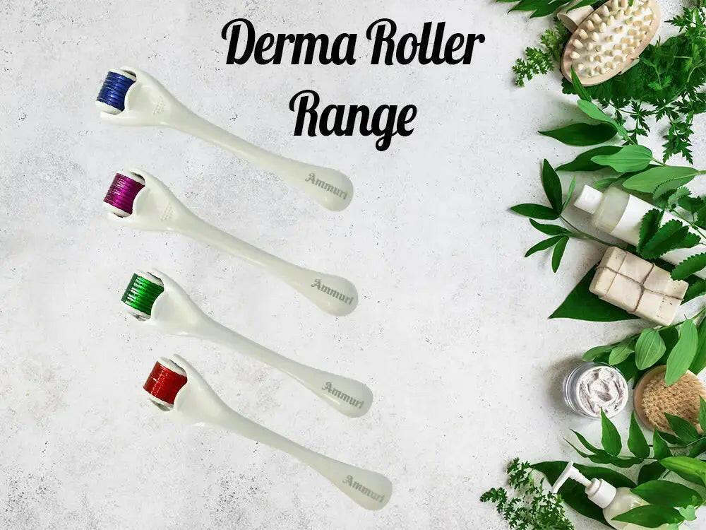 Titanium Derma Roller System for Skin Rejuvenation & Collagen Boost | Ammuri