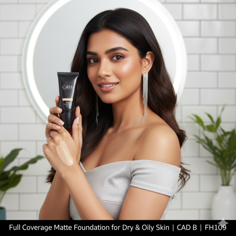 Full Coverage Matte Foundation for Dry & Oily Skin | CAD B | FH109